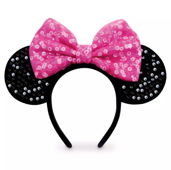 Vincha Minnie Mouse glitter (colores y diseños variados)