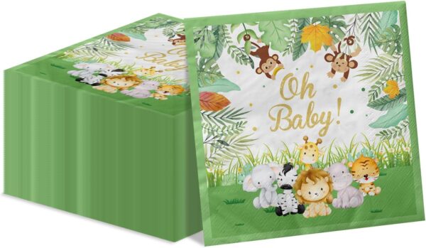 Servilletas Oh Baby safari (pack 10)