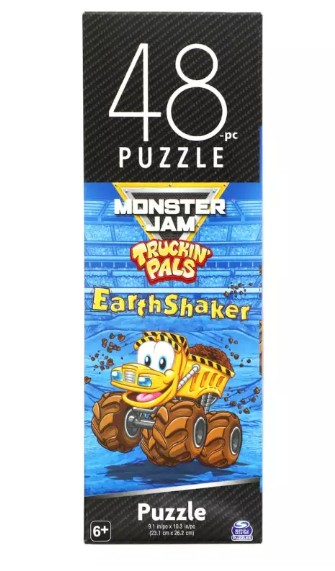 Rompecabezas Spin Master Games Monster Jam Truckin Pals 100 piezas