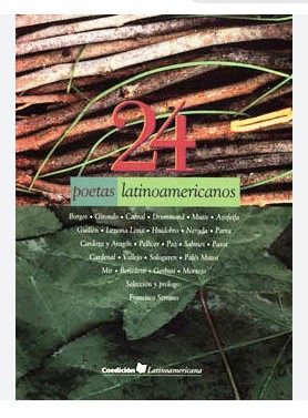 Libro 24 poetas latinoamericanos - Coedicion Latinoamericana- (leido - antiguo)