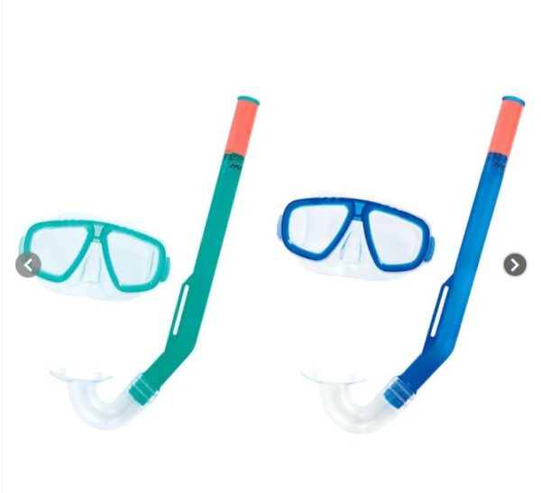 Set de buceo (snorkel y mascara) (colores variados) X1 (para niños 3+)