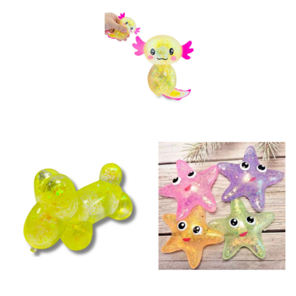 Squishy variados glitter fun (squeeze) (al azar)