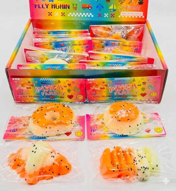 Squishy food toy esponjosito (diseños variados) (pinch)