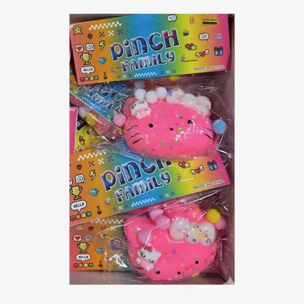 Squishy Kitty esponjosito pink (pinch)