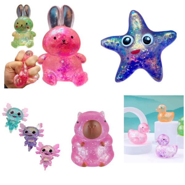 Squishy variados glitter fun (squeeze) (al azar)