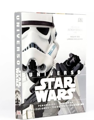 Libro Universo Star Wars (Personajes, criaturas, localizaciones, tecnologia, vehiculos) - tapa dura - DK - muy antiguo - sin laminas extras