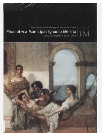 Libro Pinacoteca Municipal Ignacio Merino - tapa dura - leido - antiguo