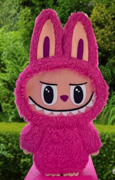 Piñata Labubu Pink (imagen referencial)