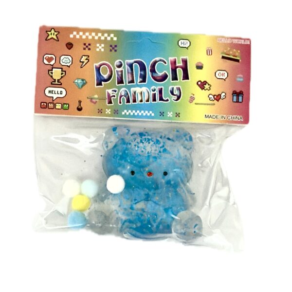 Squishy oso fun transparente (pinch esponjosito)