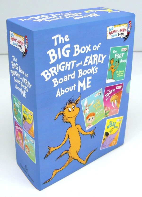 Libros The Big Boxed Set of Bright and Early Board Books About Me: The Foot Book; The Eye Book; The Tooth Book; The Nose Book (Big Bright & Early Board Book) (ingles)