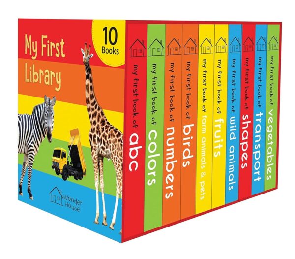 Libros My First Library: Boxset of 10 Board Books for Kids (ingles) (tapa dura)