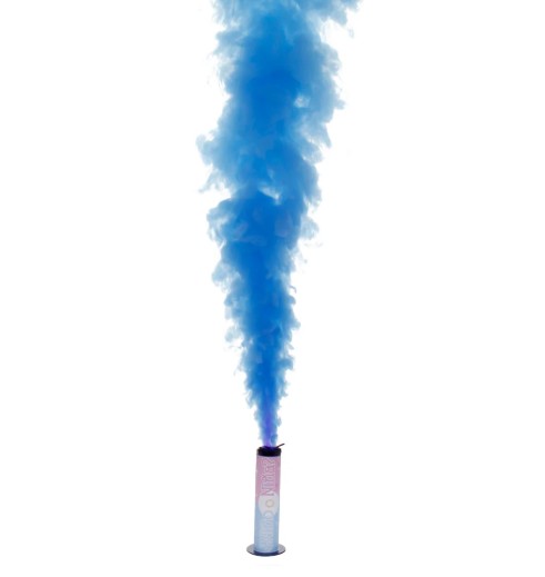 Humo revelacion de genero (niño) baby shower (12cm x 3cm aprox)