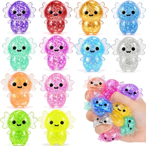 Squishy mini party glitter (squeeze) (colores variados) x1 pequeñitos (edicion limitada)