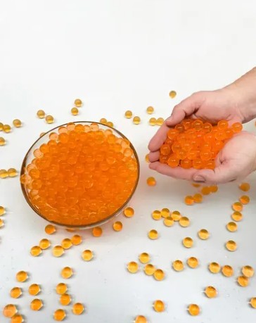 Bolas de hidrogel naranja (crece en el agua) pack 3