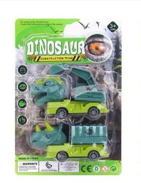 Set carros dinosaurios sorpresa